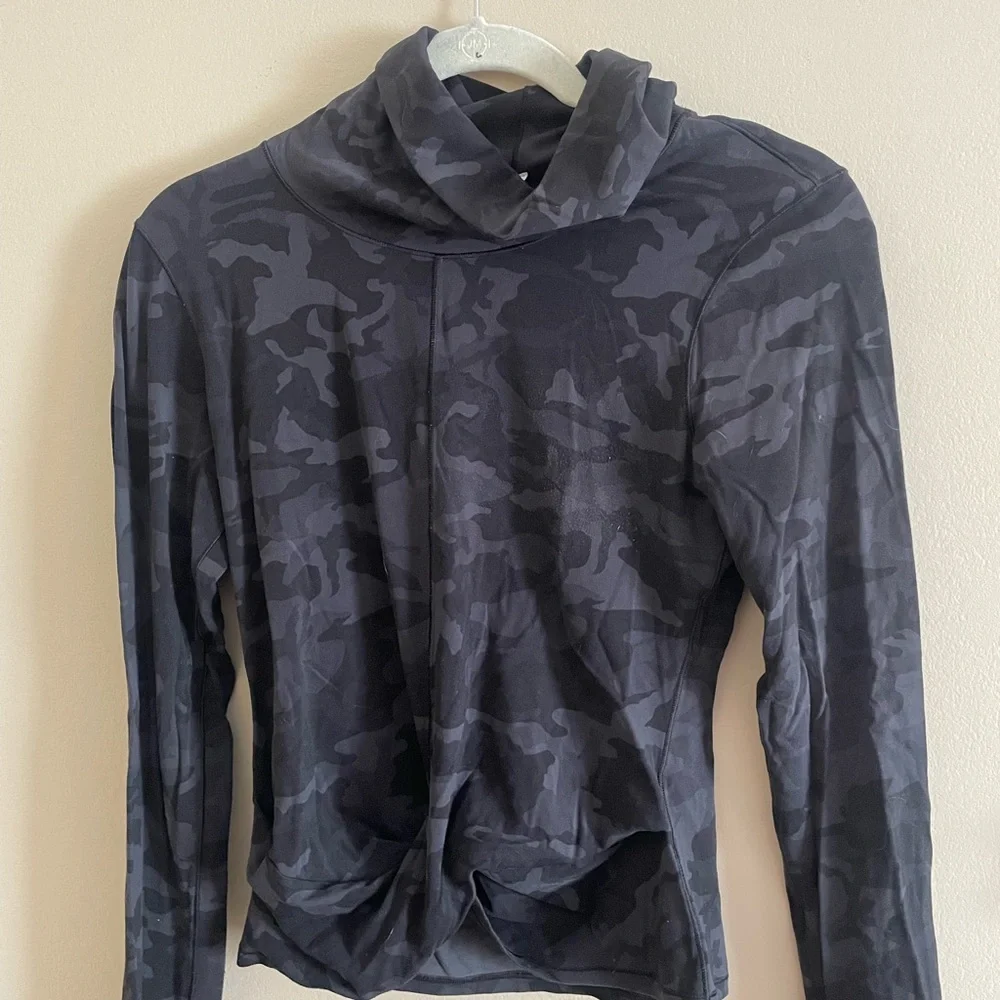 Lululemon Camoflauge Long Sleeve Athletic Top - Picture 2 of 4